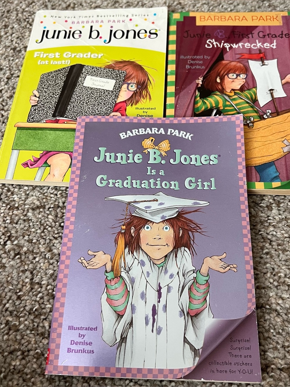 Junie B. Jones Is a Graduation Girl - First Grader at last Paperback Bundle